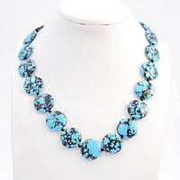 Намисто блакитно-чорний варисцит 5_25_48