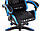 Крісло ігрове, геймерське Infini Five чорно-блакитне, фото 5