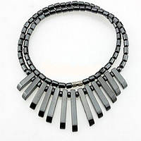 Кольє Гематит Зуби Дракона 45 см