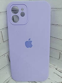 Чохол на iPhone 12 накладка бампер протиударний Original Soft Case Light purple
