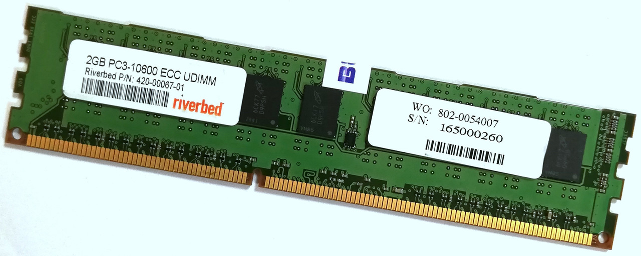 Оперативна пам'ять з корекцією помилок ECC DDR3 2Gb 1333MHz 10600E CL9 Б/В MIX