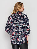 Сорочка жіноча Кітті синя, фото 4