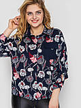 Сорочка жіноча Кітті синя, фото 6