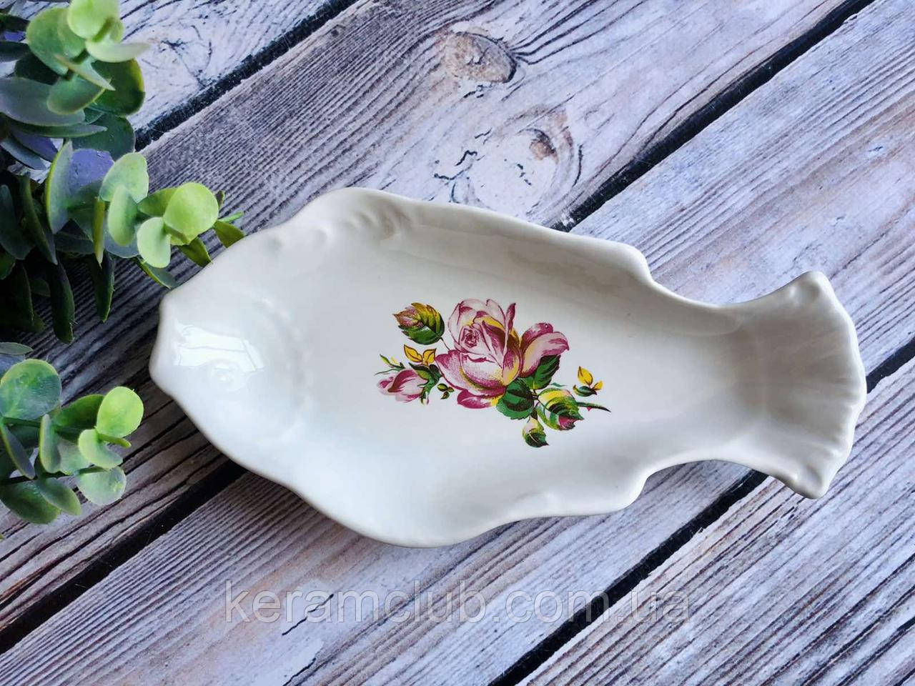 Оселедиця "Рибка" мала біла з деколю 20 см, фото 1