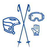 Гірськолижне спорядження (палиці, маски, чохли, шоломи)