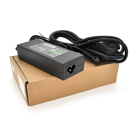 Блок живлення для ноутбука SONY 19.5V 4.7A (90 Вт) штекер 6.5 * 4.4мм, довжина 0,9 м + кабель живлення, фото 1