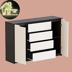 Комод,тумба МІКС-3 (1400*977*380) (Еверест)