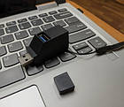 USB хаб/концентратор для ноутбука/ПК. Міні USB-розгалужувач спліттер, фото 9