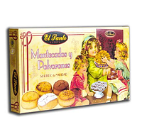 Печиво з мигдальною борошном пісочне асорті El Santo Mantecados y Polvorones 300г Іспанія