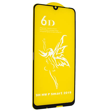 Захисне скло 6D для Huawei P Smart 2019 Black, фото 1