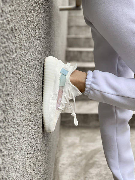Adidas boost white and rainbow online