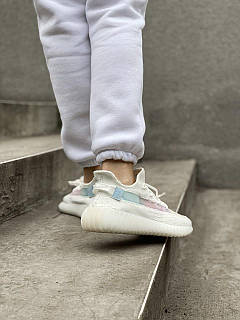 Adidas boost white and rainbow discount