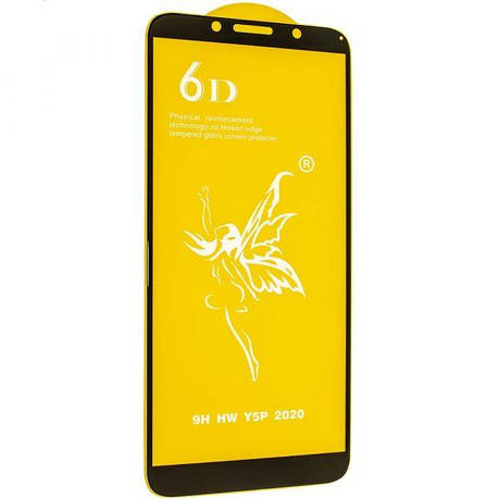 Захисне скло 6D для Huawei Y5p Black, фото 1