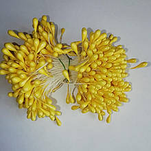 Тичинки декоративні 300 ниток Колір жовтий