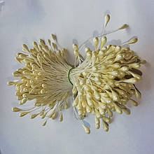 Тичинки декоративні 300 ниток Колір молочний