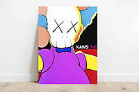 Плакат KAWS формат А3 без рам