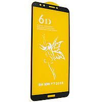 Захисне скло 6D для Huawei Y7 2018 Black