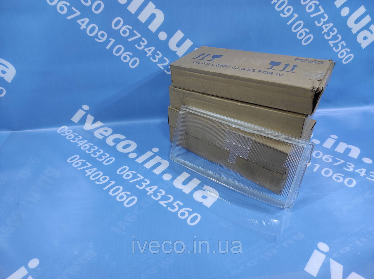 Скло лівої фари Iveco Eurocargo Івеко Єврокарго 4855964 5003408 98432537 500340543