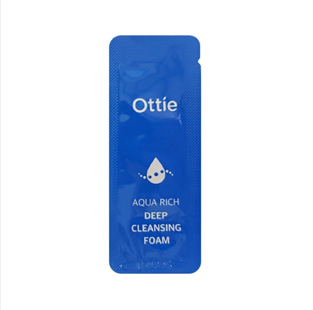 Ottie Пробник глубокого зволожуюча піна Aqua Rich Deep Cleansing Foam