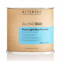 Осветляющий порошок голубой Blondego Pure Light Blue Powder Alter Ego, 500 г