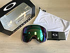 Гірськолижна маска Oakley Flight Path L (XL) Heathered Grey Dark Brush Лінза Prizm Jade Iridium, фото 4