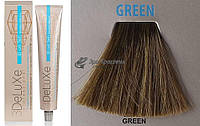 Крем-краска корректор Green зелёный 3DeLuXe Professional, 100 мл