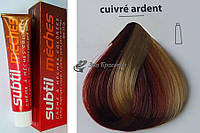 Крем-краска для окрашивания прядей Ярко медный для блондинок Cuivre Ardent Meches Ducastel Subtil, 60 мл
