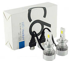 LED лампи для фар автомобіля LED Turbo С6-H7 6500К