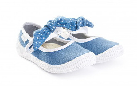 Туфлі дитячі текстильні сині