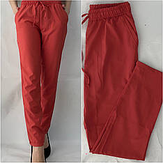 Жіночі літні штани, софт No13 теракота
