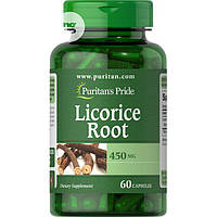 Корень Лакрицы (Солодки) Puritans Pride Licorice Root 450mg 60caps