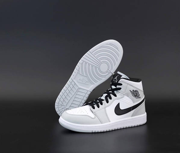 Nike Air Jordan 1 Mid Grey Retro Im polli 203507470