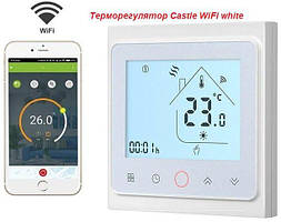 Програмований терморегулятор з WiFi Castle TWE02 (PWT-002) Білий