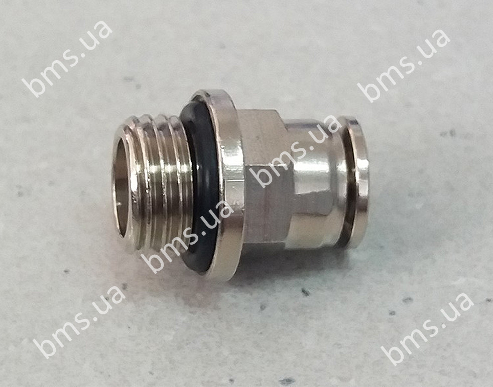 Фітинг цанговий прямий 1/4" AG (рознімач NW6)
