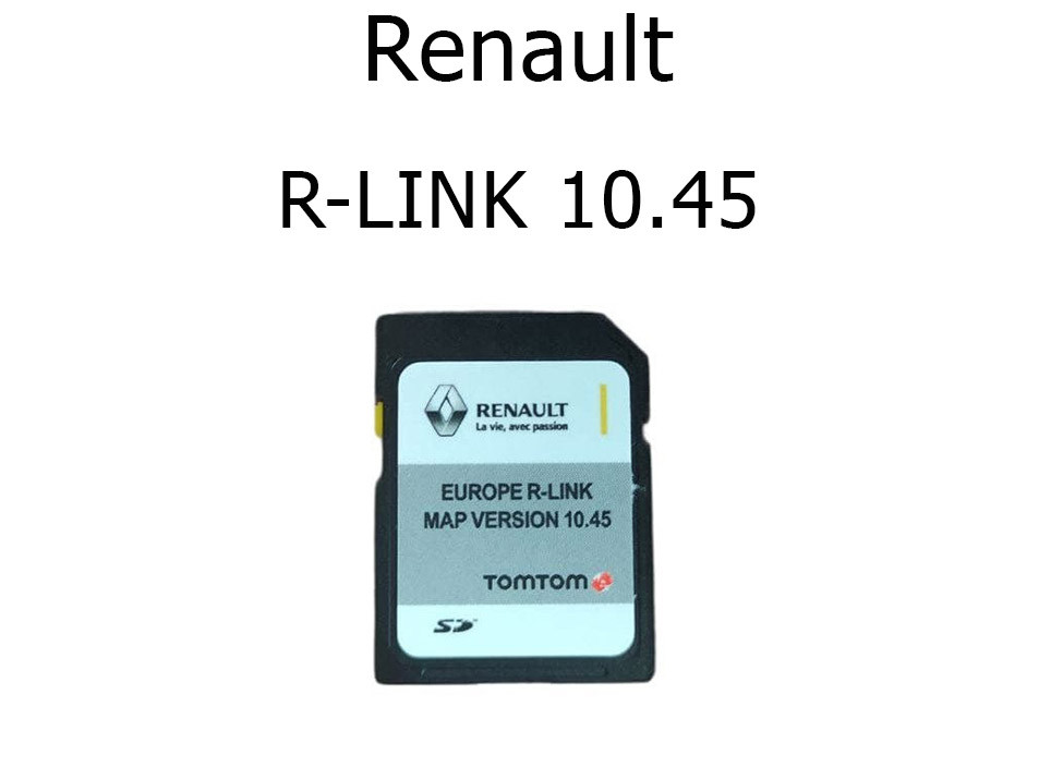 Карти навігації Renault R-link 10.45 TomTom Live Europe 2020, фото 1