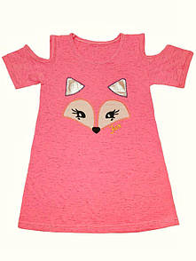 Підліткова туніка берізка для дівчинки з вишивкою стрейч-кулір