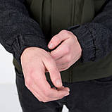 Чоловіча демісезонна куртка, комбінована, фото 5