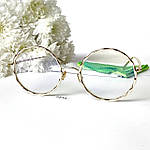 Іміджеві окуляри в металевій оправі, фото 5