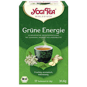 Чай Yogi Tea Grune Energie Імбир Гуарана 17s 30 g