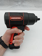 Пневмогайковерт повітряний, гайковерт пневматичний 1/2" (610N/m, max 950N/m; 7500об/хв) RP7451 AEROPRO, фото 5