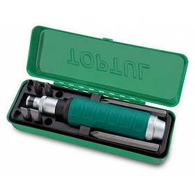 Ударно-поворотна викрутка з насадками TOPTUL 8 од. GAAD0808