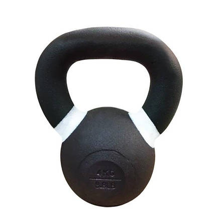 Гиря для кросфіту чавунна гиря спортивна з широкою ручкою для фітнесу Stein 8 кг, фото 2