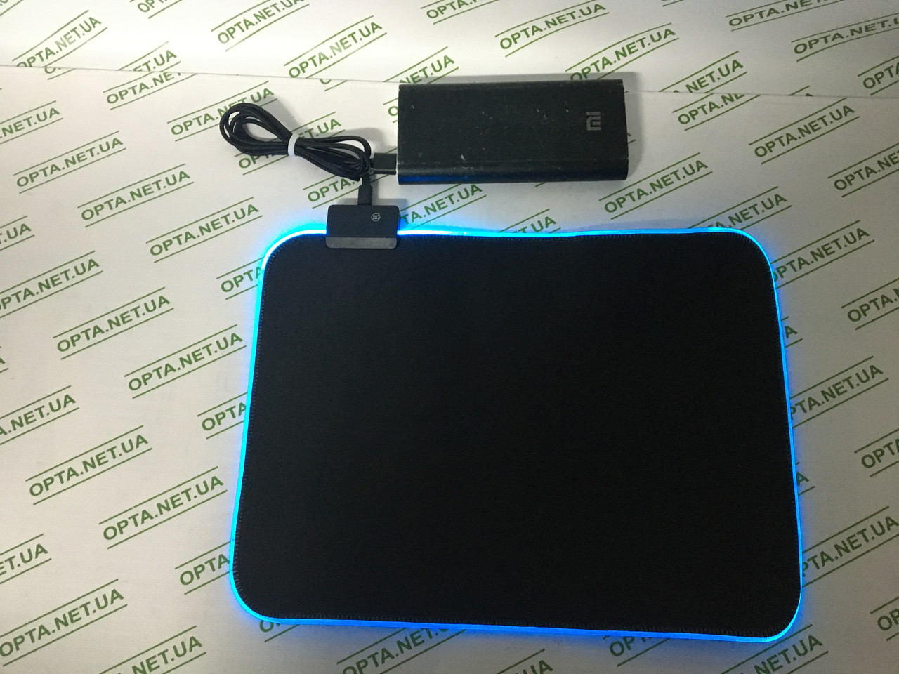 Килимок для миші з підсвічуванням RGB RS-02 (35*25), фото 1