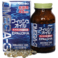 Риб'ячий жир (Омега-3) з вітаміном Е та EPA + DHA, 180 шт.