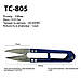 Ножиці для підрізання ниток 108мм сталь SK5 ручка метал MGS, фото 2