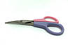 Ножиці для підрізання вишивки вигнуті 100 мм нержавіюча сталь 58-60HRC ручка ABS, фото 3