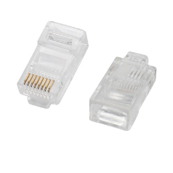 КОННЕКТОР RJ-45 (100 шт) 8р8с Normal Quality, фото 1