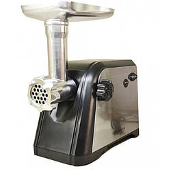 Електром'ясорубка з реверсом Плита електрична м'ясорубка з насадками для томатів Zepline ZP-002 Чорна