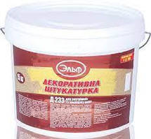 Декоративна штукатурка Ельф Д 233 зерно 1,0-1,5 мм 25 кг