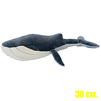Мягкая игрушка кит горбатый 38 см. Kidsqo 637